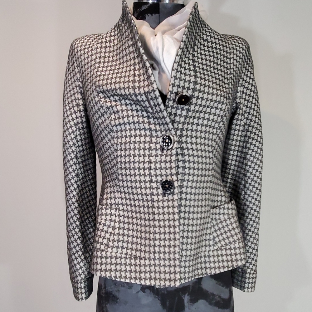 Giorgio Armani Borgo 21 blazer jacket scarf 44 Eur - Picture 2 of 8